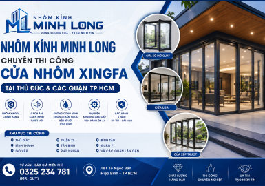 Đơn Vị Thi Công Nhôm Kính Uy Tín Tại Thủ Đức – Cửa Nhôm Xingfa Cao Cấp